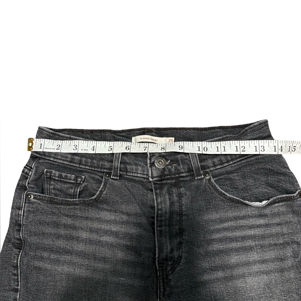 Levi's Black Jean Shorts for Women - Picture 7 of 10